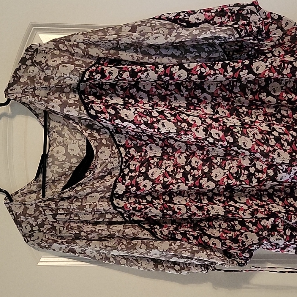 Dressy floral shirt